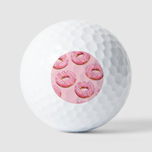 Glazed Donuts Naadloze Achtergrond Golfballen
