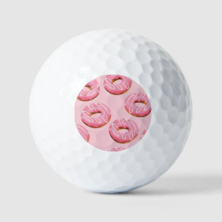 Glazed Donuts Naadloze Achtergrond Golfballen