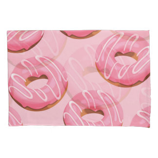Glazed Donuts Naadloze Achtergrond Kussensloop