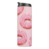 Glazed Donuts Naadloze Achtergrond Thermosbeker (Geroteerd rechts)