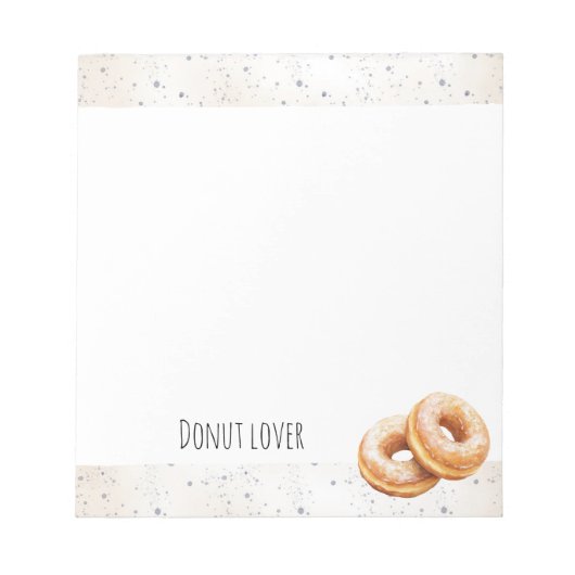 Glazed Donuts Sweet Treats Notitieblok (Voorkant)