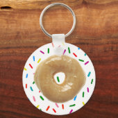 Glazed Doughnut met het Sleutelhanger van Sprinkle (Voorkant)