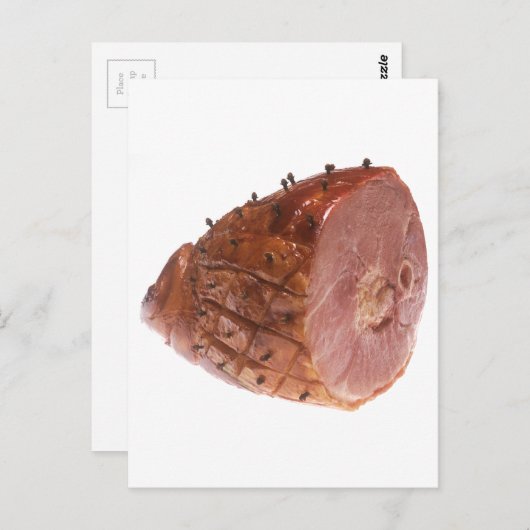 Glazed Ham Briefkaart (Voorkant / Achterkant)
