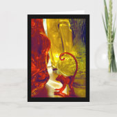 Glazen aap kaart (Voorkant)