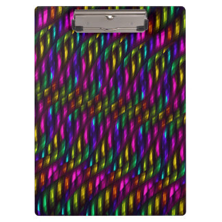 Glazen Abstract Gem Roze Geel Mozaïekwerk Klembord