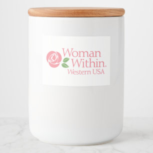 Glazen bail draad potje voedselcontainer etiket