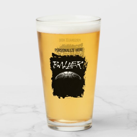 Glazen beker (Voorkant gevuld)