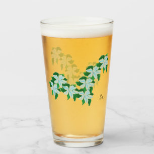 Glazen beker: bloem van Griekenland