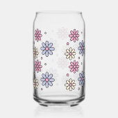 Glazen beker - Bloemontwerp (Rechts)