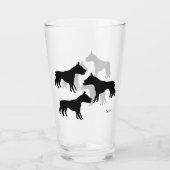 Glazen beker: Dorst (Achterkant)