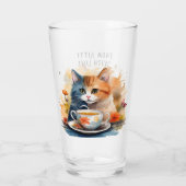 Glazen beker - Kat Gift (Achterkant)