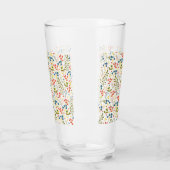 Glazen beker met naadloze bloem (Links)