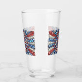 Glazen beker met Nederlandse kleuren (Rechts)