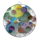 Glazen bellen dartbord (Voorkant)