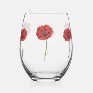 Glazen Bloem Tumbler – Elegante Bloemendesign