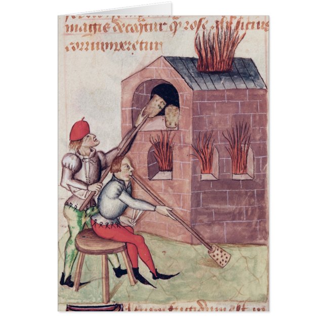 Glazen blowers, van "Tractatus de Herbis" (Voorkant)