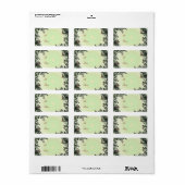 Glazen bollen cadeau label (Full Sheet)