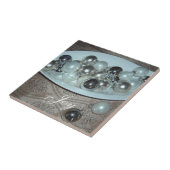 Glazen bollen in een Dish Tegeltje (Zijkant)