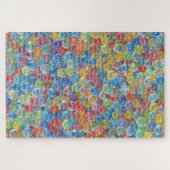 Glazen bollen moeilijk te kleuren legpuzzel (Horizontaal)