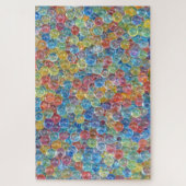 Glazen bollen moeilijk te kleuren legpuzzel (Verticaal)