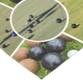 Glazen Bowls 5 Afbeelding collage, tabeluitvoerder Korte Tafelloper (Hoek)