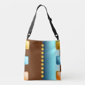 Glazen Buttonnen Crossbody Tas (Achterkant)