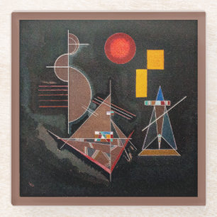 Glazen COASTER - Abstract - Wassily Kandinsky Onderzetter