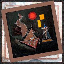 Glazen COASTER - Abstract - Wassily Kandinsky