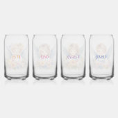 Glazen Drinkware Set 4 Stks Little Angels (Achterkant)