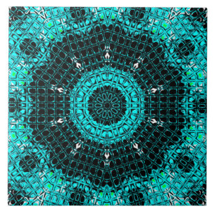 Glazen effect Mosaic Aquamarine Tegeltje