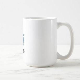 Glazen gymliefhebber koffiemok