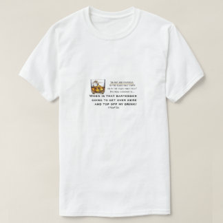 Glazen halfvol - een MisterP-Shirt T-shirt