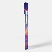 Glazen harten zweven Paarse lucht Case-Mate iPhone Case (Achterkant / Links)