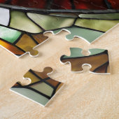 Glazen in lood raampuzzel legpuzzel (Zijkant)