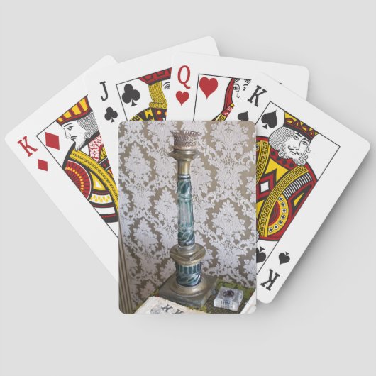 glazen kaarthouder speelkaarten (Achterkant)