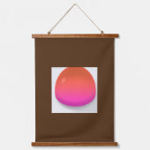 Glazen koepels serie van 3 hangend wandkleed (Voorkant)