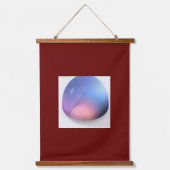 Glazen koepels serie van 3 hangend wandkleed (Voorkant 2)