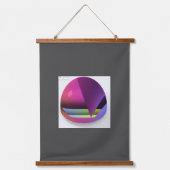 Glazen koepels serie van 3 hangend wandkleed (Voorkant 3)