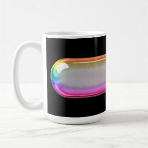 Glazen Lens Kleurrijke Regenboog Mok