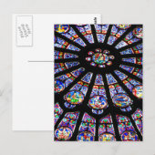 Glazen licht briefkaart (Voorkant / Achterkant)