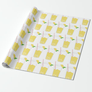 Glazen limonade cadeaupapier