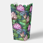 Glazen Lotus Popcorn Favor Dozen Bedankdoosjes (Achterkant)