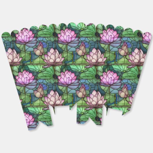 Glazen Lotus Popcorn Favor Dozen Bedankdoosjes (Ongevouwen)