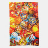 Glazen marbles theedoek (Verticaal)