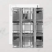 Glazen mozaïek, in de schaduw briefkaart (Voorkant / Achterkant)