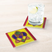 Glazen Onderzetter (Schuin)