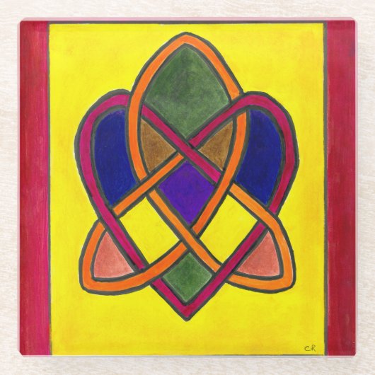 Glazen Onderzetter (Voorkant)