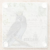 Glazen Onderzetter - King Falcon (Achterkant)