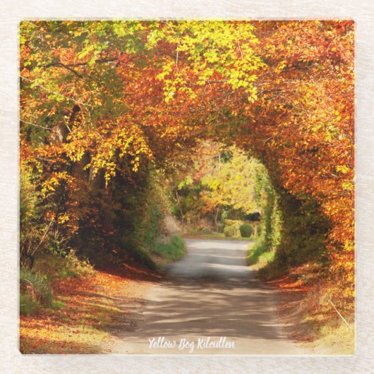 Glazen Onderzetter Yellow Bog Kilcullen (Voorkant)