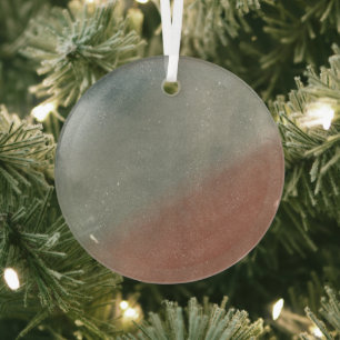 Glazen Ornament - blauw en rood